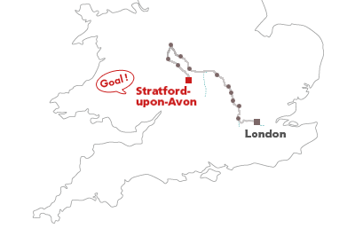 Stratford-upon-Avon、London