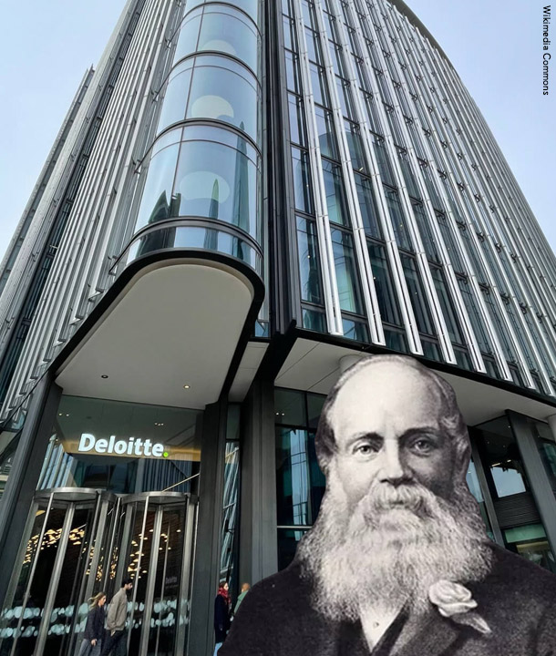 デロイト社ロンドンとデロイト氏