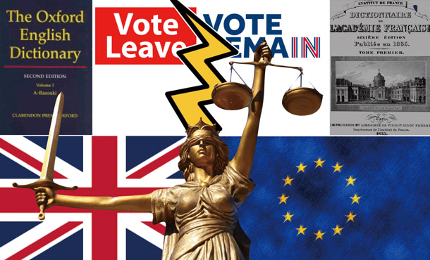 英国と欧州大陸の法の違いと辞書の違い