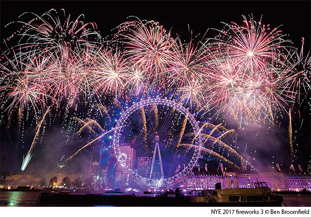 London New Year’s Eve Fireworks 2018