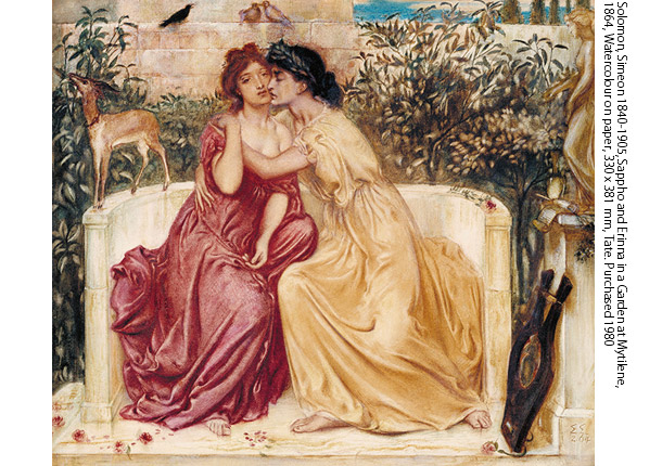 Sappho and Erinna in a Garden at Mytilene