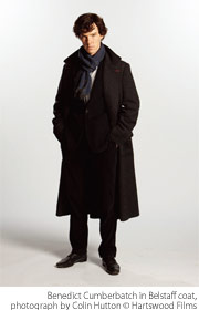 BBC「シャーロック」でカンバーバッチが着用したコート