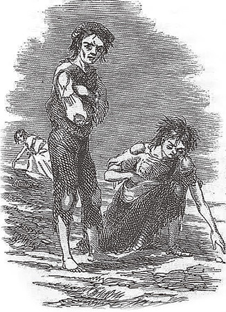 「ジャガイモ飢饉」と呼ばれた大飢饉（1845～49年）は英政府の政策が原因で長引き、人々は4年にわたり飢餓に苦しんだ