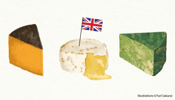 英国のチーズ。