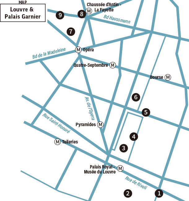 ルーヴル＆オペラ地区編