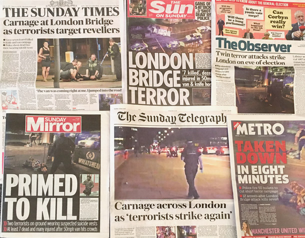 ロンドン・ブリッジ及びバラ・マーケットのテロ事件