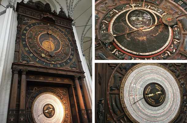 約550年前から今も現役聖マリエン教会の天文時計 -