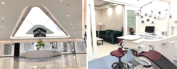 北京のとあるプライベート歯科医院の待合室（筆者撮影）