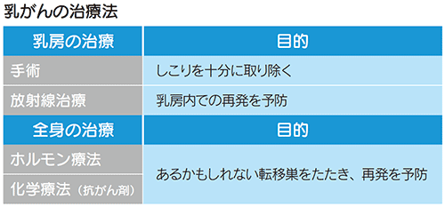 乳がんの治療法