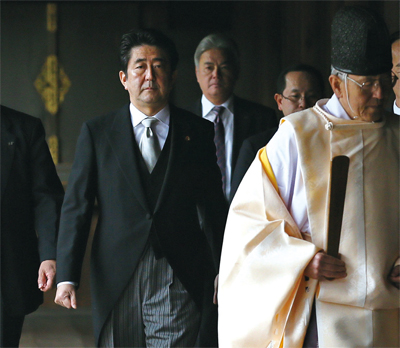 安倍首相による靖国神社参拝