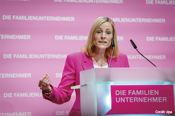 家族経営企業連盟のオスターマン会長（6月6日撮影）