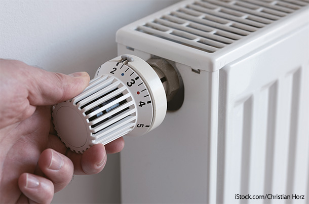 建物の暖房調整装置。GEG（建物エネルギー法）の見直しを巡り、連立政権が大筋合意した