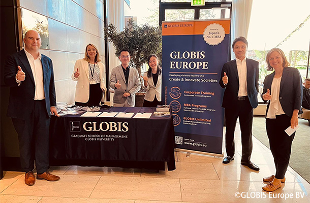 2022年7月に開設したグロービスの欧州拠点GLOBIS Europe BVのメンバー。MBA教育だけでなく企業研修なども展開し、現地で高い評価を得ている