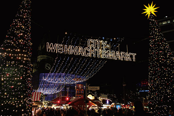 ブライトシャイト広場で行われたクリスマスマーケット