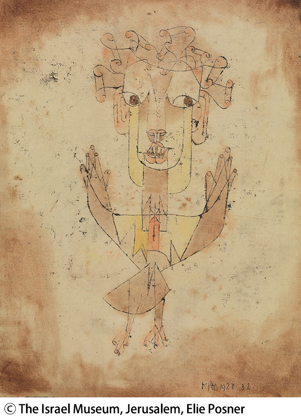 パウル・クレー「新しい天使」（1920年）Ⓒ The Israel Museum, Jerusalem, Elie Posner