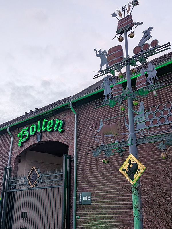 文化財保護にも指定されているボルテン醸造所