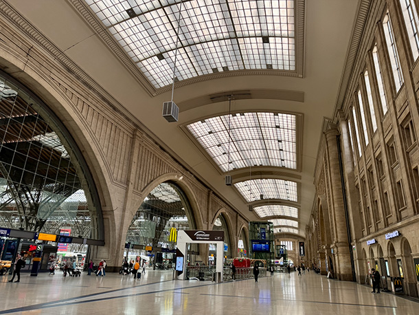 ライプツィヒ中央駅構内