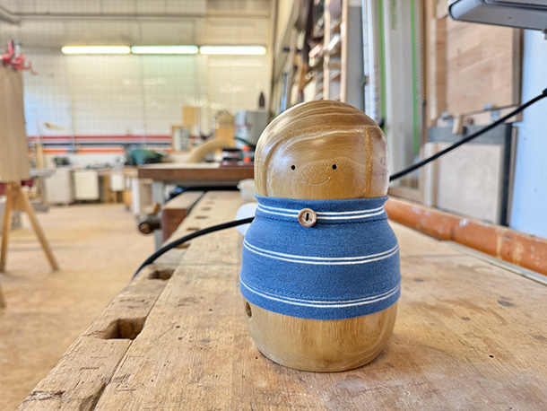 木製のチャットロボットの制作もMakerspaceで行っています