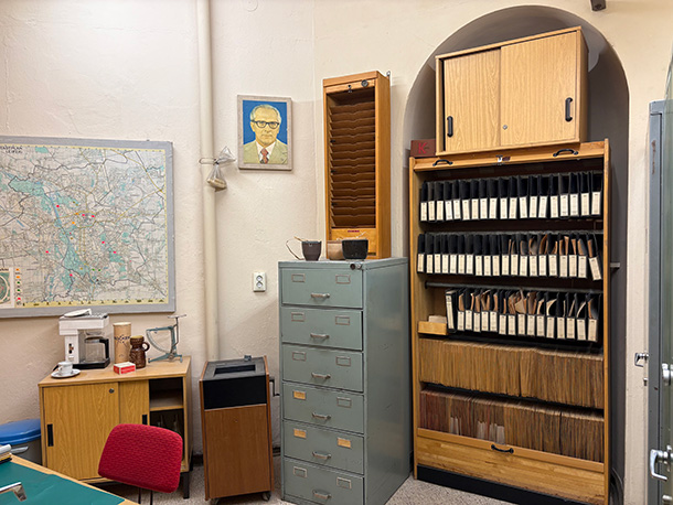 当時のまま残る執務室