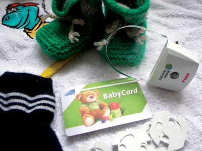 市が提供している「Baby-Startpaket」の中身