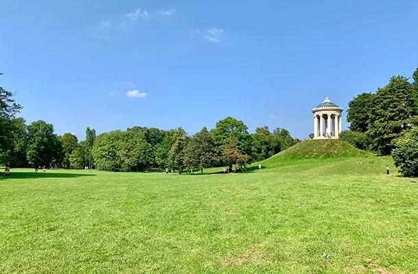 緑豊かなイギリス庭園