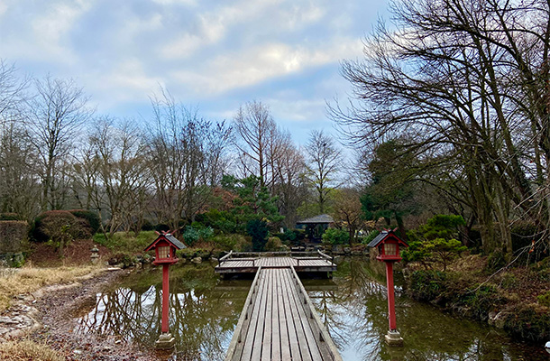 ウエストパークにある日本庭園