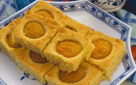 アプリコットケーキ セサミ風味