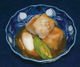 揚げ出し高野豆腐