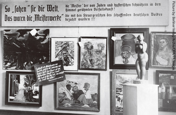 ナチス政権下の退廃芸術展