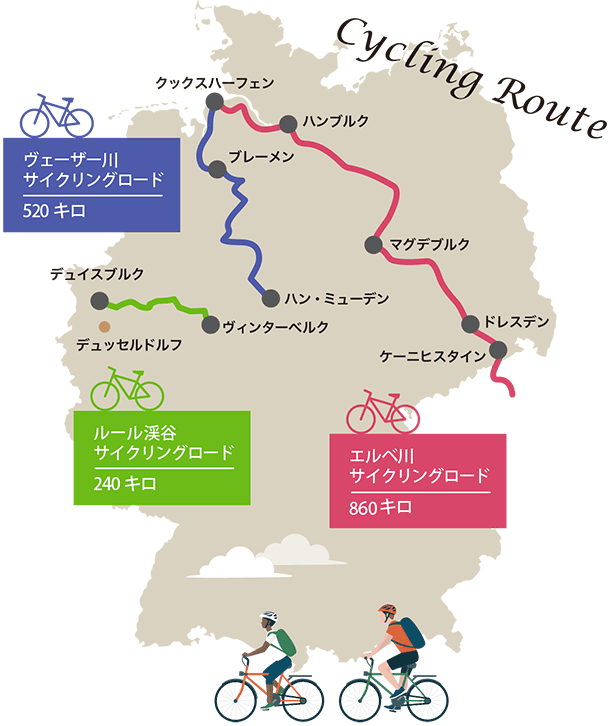 サイクリングルートマップ