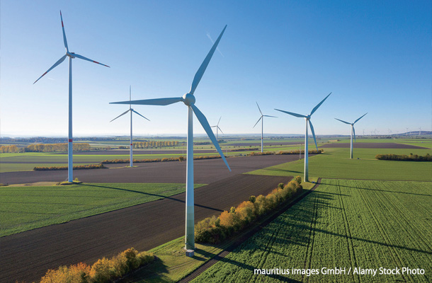 現在稼働している風力発電設備のほとんどは北ドイツに集中しており、バイエルン州とバーデン＝ヴュルテンベルク州の設置数を増やすことが急務