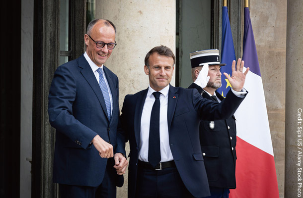 マクロン大統領との会談