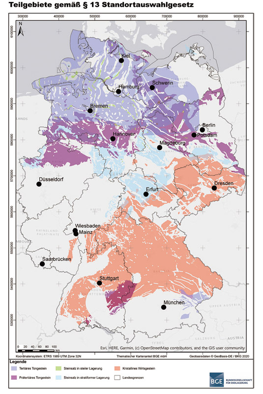 最終処分候補地に挙げられた地域