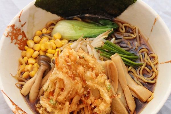 ベジかき揚げラーメン