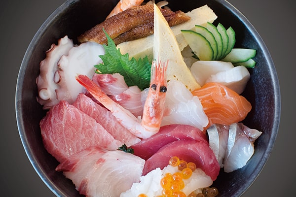 上ちらし丼