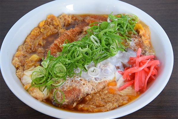 とんかつ卵とじ