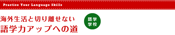 海外生活と切り離せない語学力アップへの道