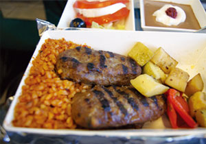 トルコ航空機内食