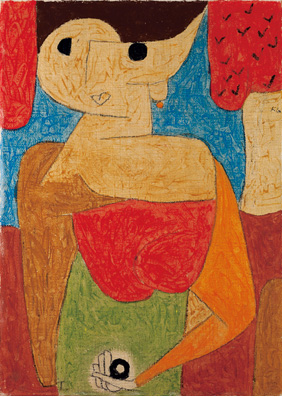 2. Paul Klee, omphalo-centrischer Vortrag, 1939, 690 (KK 10), 70 x 50,5 cm Foto: © Kunstsammlung NRW