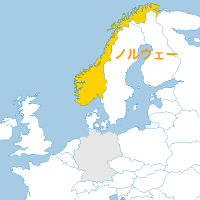 ノルウェー地図