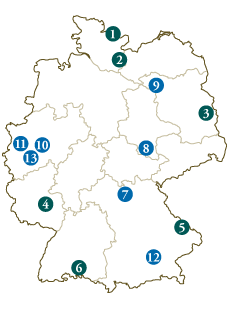 ドイツのスパ＆温泉マップ