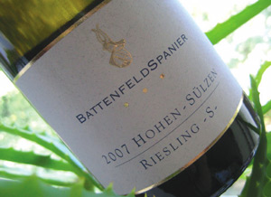 2007 Hohen-Sülzen Riesling S trocken