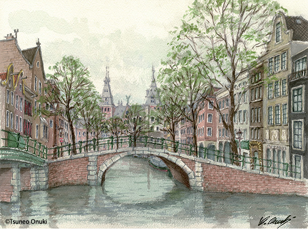 アムステルダムの風景